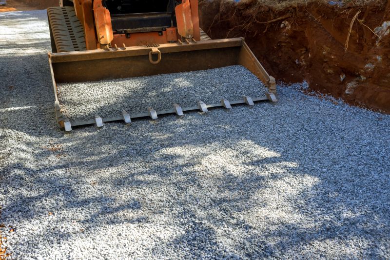 Gravel Driveway During Grading