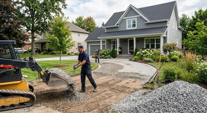 Gravel Driveway Grading Service